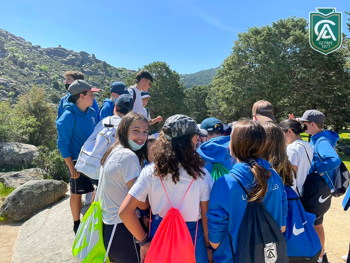 Excursión a la Pedriza de los alumnos del Colegio Los Ángeles