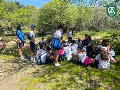 Excursión a la Pedriza de los alumnos del Colegio Los Ángeles