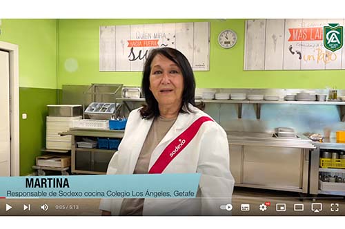 Video explicativo de la cocina del Colegio Los Ángeles de Getafe